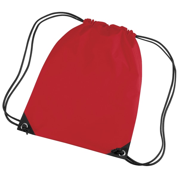 Bagbase Premium Gymsac Water Resistant Bag (11 liter) (Pack Of Classic Red One Size