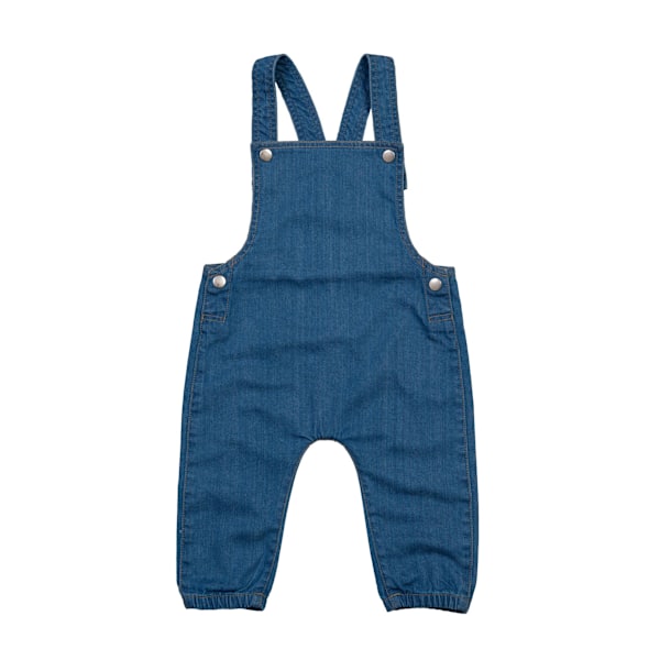 Babybugz Baby Rocks Denim Dungarees 6-12 månader Denim Denim 6-12 Months