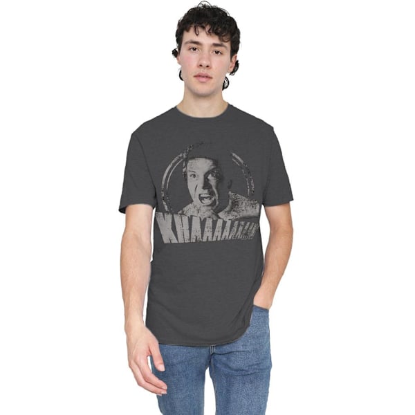 Star Trek Unisex Vuxen Khan Distressed T-Shirt XXL Kolgrå Charcoal XXL