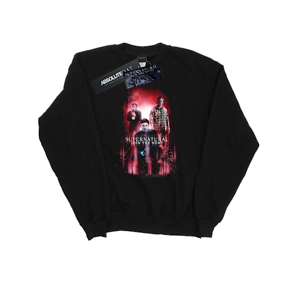 Supernatural Mens Group Crowley Sweatshirt 3XL Svart Black 3XL