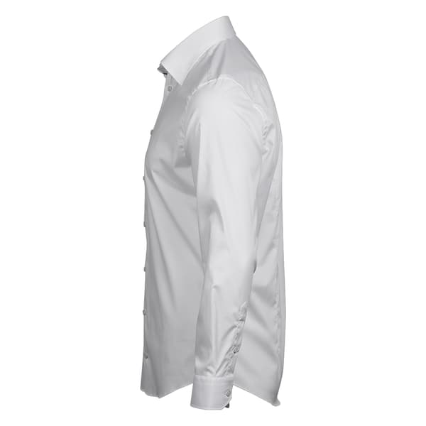 Tee Jays herr stretchskjorta L vit White L