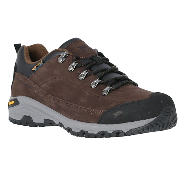 Trespass Falark Vibram Vandringsko i Läder för Herrar, Storlek 9 UK, Mörk Jord Dark Earth 9 UK
