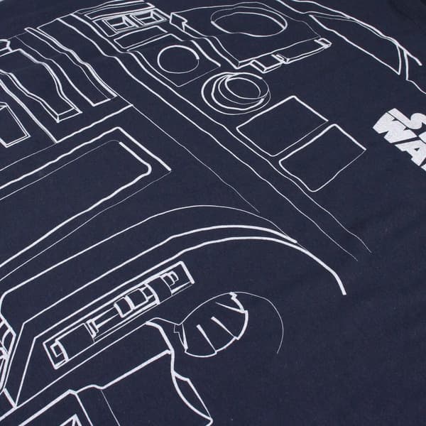Star Wars T-shirt för män R2-D2 M Marinblå/Vit Navy/White M