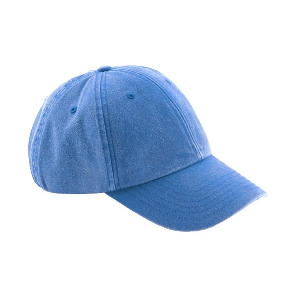 Beechfield Vintage Låg Profil Cap One Size Blåklint Blå Cornflower Blue One Size