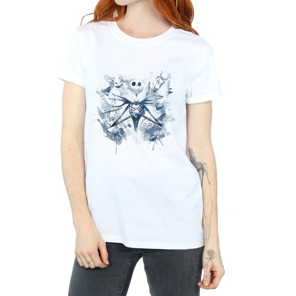 Disney Dam/Damer Nightmare Before Christmas Paint Spray Bil White XL