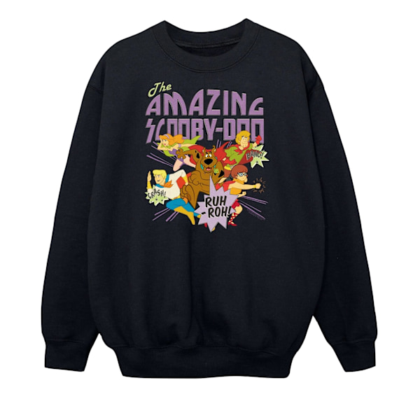 Scooby Doo Boys The Amazing Scooby Sweatshirt 7-8 år Svart Black 7-8 Years