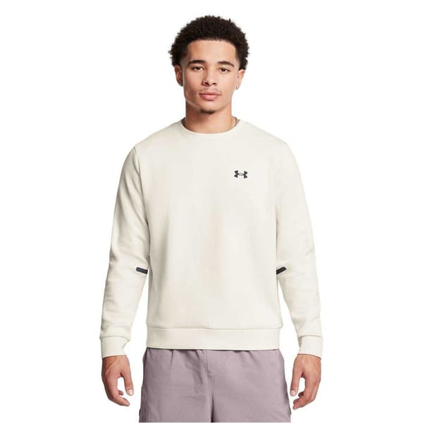 Under Armour Herr Unstoppable Sweatshirt L Vit/Svart White/Black L