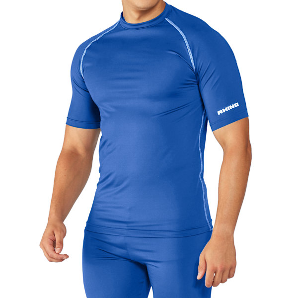Rhino Mens Sports Base Layer Kortärmad T-shirt XS Royal Royal XS