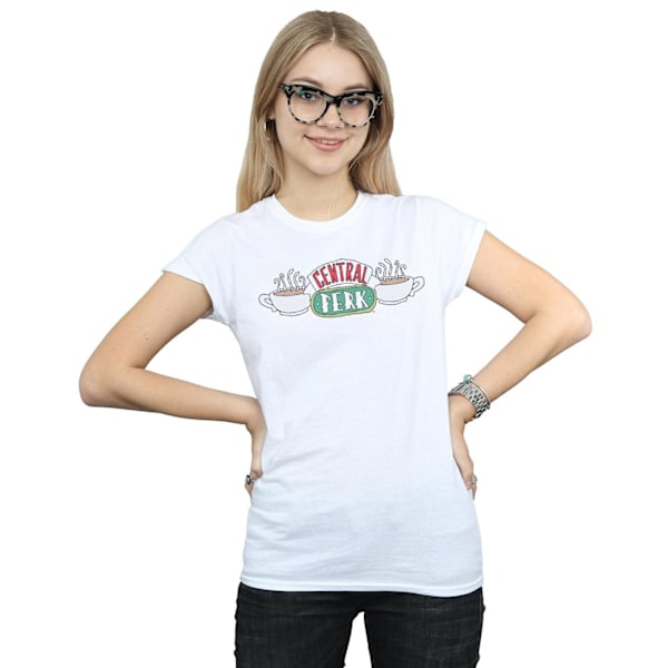 Friends Dam/Damer Central Perk Sketch Bomull T-shirt XXL Wh White XXL