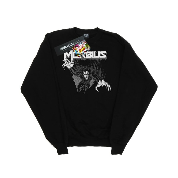 Marvel Comics Girls Morbius Mono Jump Sweatshirt 7-8 Years Blac Black 7-8 Years