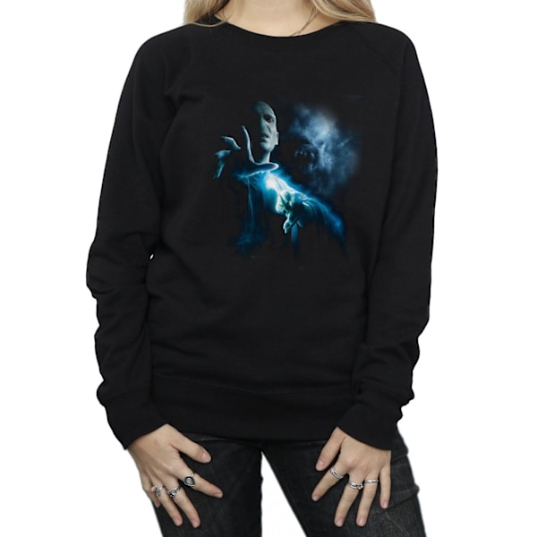 Harry Potter Dam/Kvinnor Voldemort Shadow Sweatshirt XXL Svart Black XXL