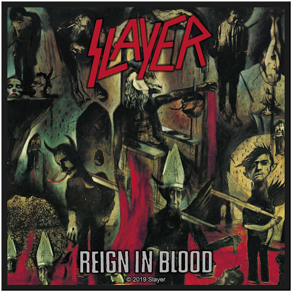 Slayer Reign In Blood Standard Patch One Size Svart/Röd Black/Red One Size