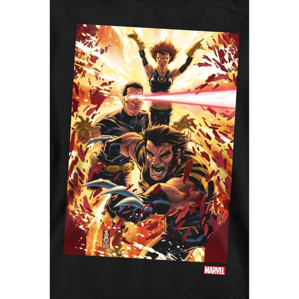 Marvel Unisex Vuxen X-Men Wolverine Cyclops Jean Grey Sweatshirt Black S