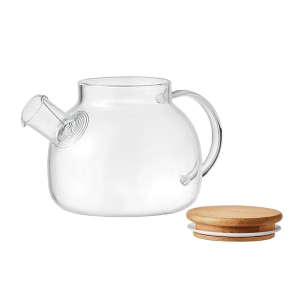MidOcean Munnar Bambu 850ml Borosilikatglas Tekanna One Size Transparent One Size