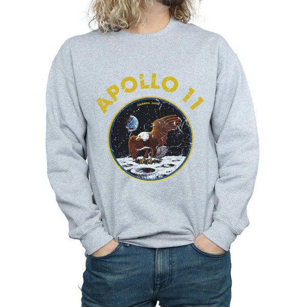 NASA Herr Klassisk Apollo 11 Sweatshirt L Sports Grey Sports Grey L