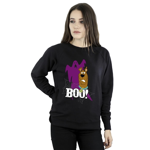 Scooby Doo Damtröja för kvinnor/damer Boo Ghost M Svart Black M