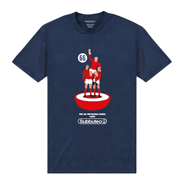 Subbuteo Unisex Vuxen All Over T-Shirt XXL Marinblå Navy XXL