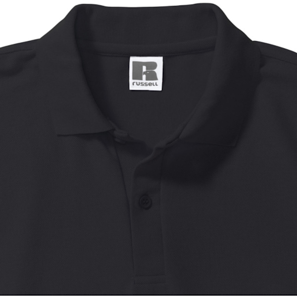 Russell Herr Classic Kortärmad Polycotton Pikétröja 6XL Svart Black 6XL