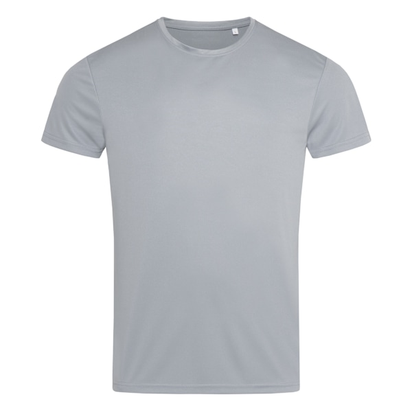 Stedman Mens Active Sports Tee L Silver Grey Silver Grey L