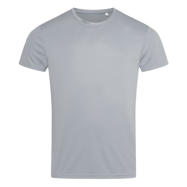Stedman Mens Active Sports Tee S Silver Grey Silver Grey S