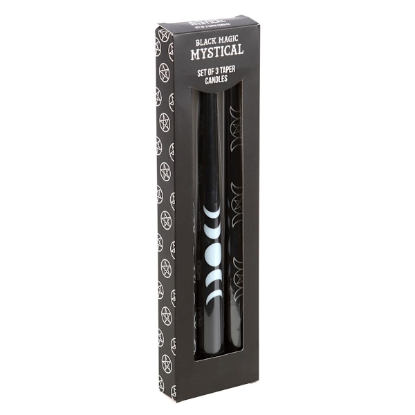 Something Different Magic Mystical Taper Candle (3-pack) One Black One Size