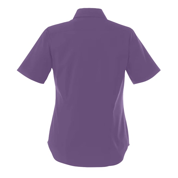 Premier Dam/Dam Poplin Kortärmad Blus 18 UK Lila Purple 18 UK