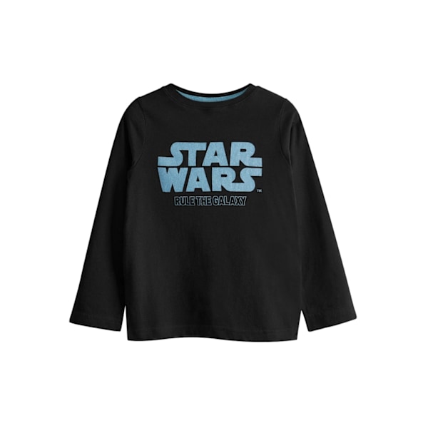 Star Wars Barn/Barn Rule The Galaxy Logo Lång Pyjamas Set 7 Black 7-8 Years