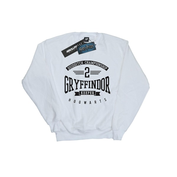Harry Potter Herr Gryffindor Keeper Sweatshirt M Vit White M
