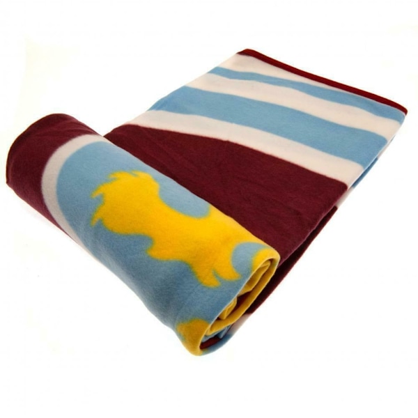 Aston Villa FC Fleece Pulse Pläd Storlek: One Size Burgunder/Blå/Gul Burgundy/Blue/Yellow One Size