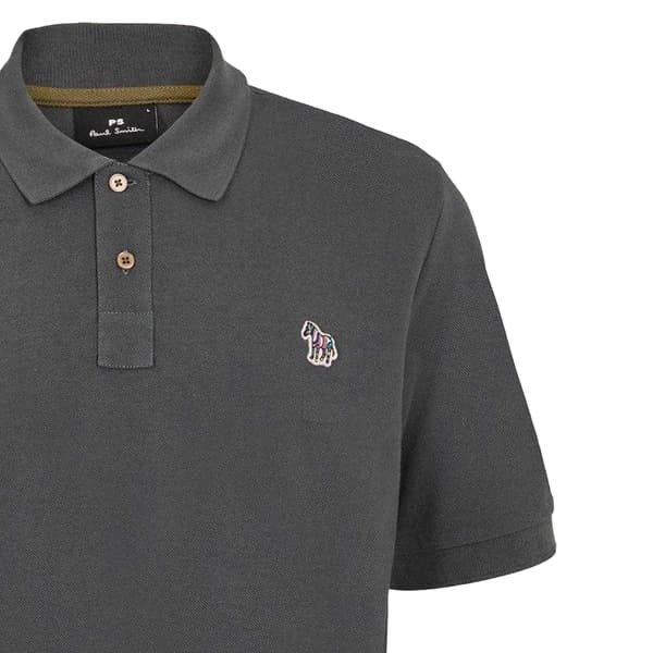 Paul Smith Herr Zebra Regular Pikétröja M Grå Grey M