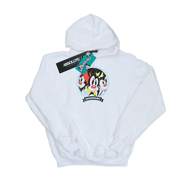 Animaniacs Boys Fisheye Group Hoodie 5-6 år Vit White 5-6 Years