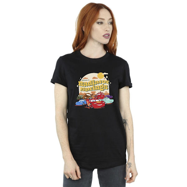 Disney Dam/Damer Bilar Radiator Springs Group Bomull Boyfrie Black 3XL