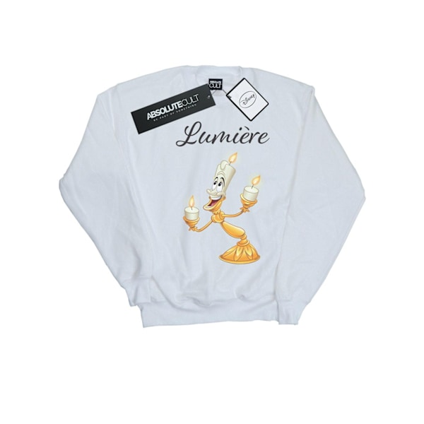 Disney Girls Beauty And The Beast Be Our Guest Sweatshirt 7-8 år White 7-8 Years
