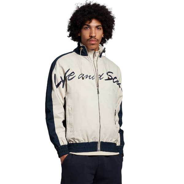 Lyle & Scott Herr Sportjacka med paneler XS Vit White XS