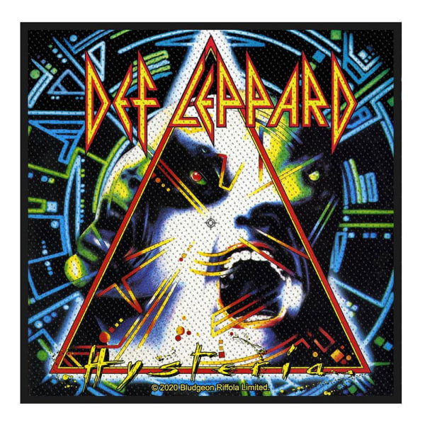 Def Leppard Hysteria Sew-On Standard Patch One Size Multicolour Multicoloured One Size