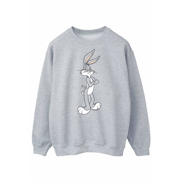 Looney Tunes Herr Bugs Bunny Crossed Arms Sweatshirt XL Sports Sports Grey XL