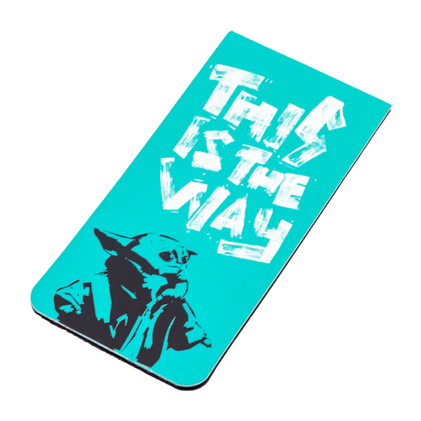 Star Wars The Mandalorian This Is The Way Magnetisk Bokmärke En Blue/White/Black One Size
