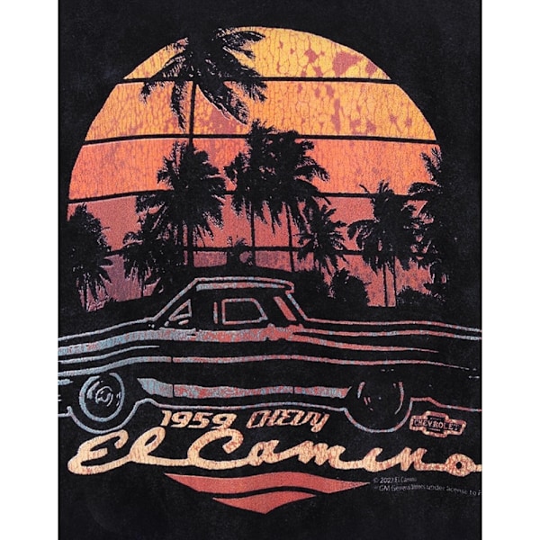 GM Motors Unisex El Camino T-shirt 3XL Svart Black 3XL