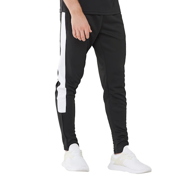 Finden & Hales Unisex Träningsbyxor Vuxen 4XL Svart/Vit Black/White 4XL