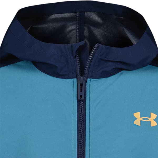 Under Armour Packaway-jacka för barn 8-9 år Svart/Blå Black/Blue 8-9 Years