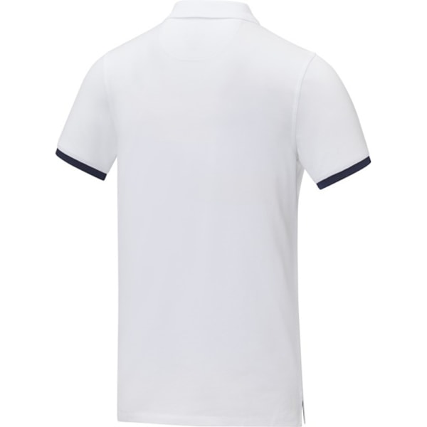 Elevate Mens Morgan Kortärmad Poloskjorta L Vit White L