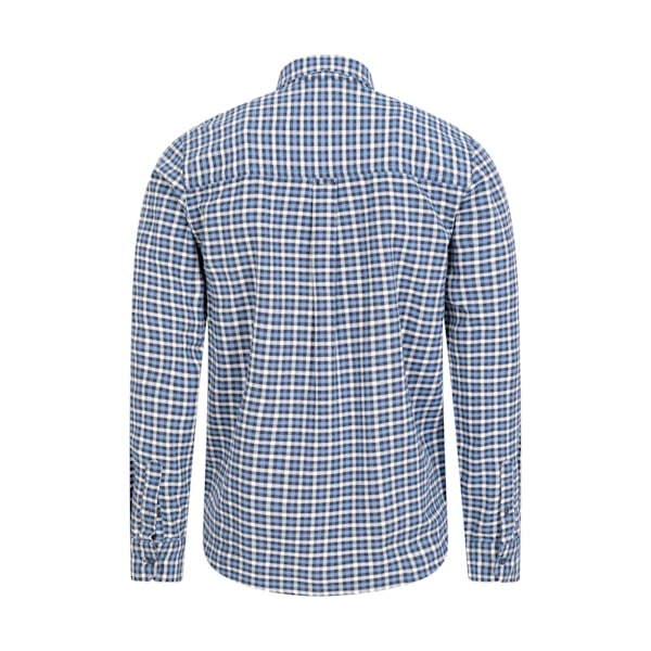 Mountain Warehouse Driftwood Rutig Ekologisk Skjorta XS Marinblå Navy XS