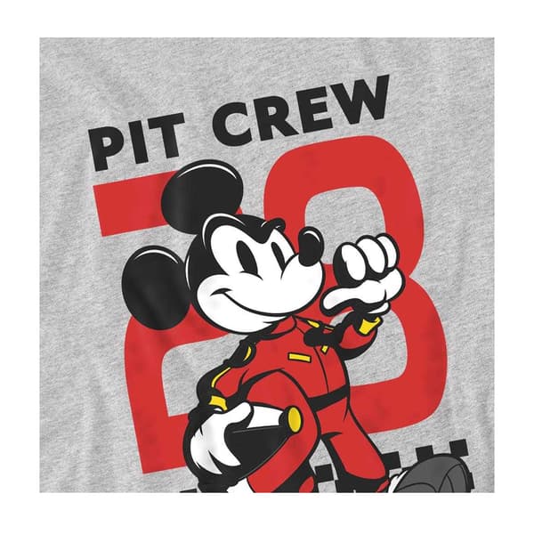 Disney Barn/Barn Pit Crew Musse Pigg Tröja 5-6 år Athletic Heather 5-6 Years