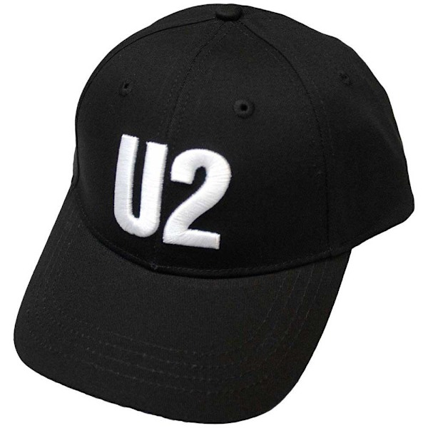 U2 Unisex Vuxen Logo Baseball Cap One Size Svart/Vit Black/White One Size