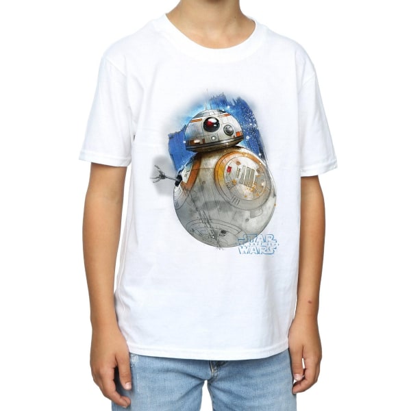 Star Wars Boys The Last Jedi BB-8 Brushed T-Shirt 7-8 Years Whi White 7-8 Years