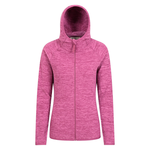 Mountain Warehouse Womens/Ladies Lleyn II Melange Full Zip Hood Berry 14 UK