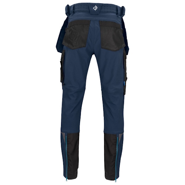Projob herr stretchbyxor 34S marinblå Navy 34S