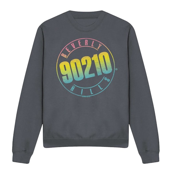 90210 Unisex Vuxen Colour Blend Logotyp Sweatshirt M Charcoal Charcoal M