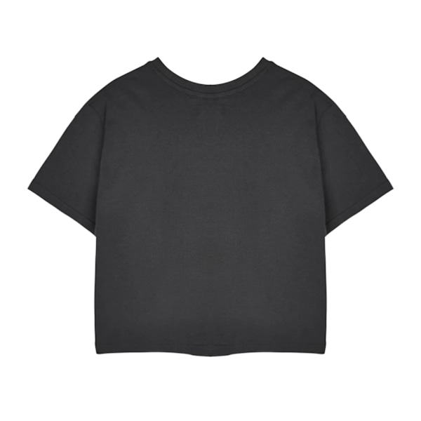 Den lilla sjöjungfrun Dam/Kvinna Ariel Bubblor Kortärmad Crop Top Charcoal M