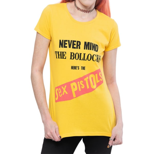 Sex Pistols Dam/Dam Never Mind The Bollocks Album T-Shirt Yellow XXL
